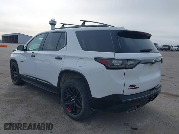 2018 Chevrolet Traverse Premier z VIN 1GNEVJKW0JJ229036, wystawiony jako IAAI lot #41866737 z przebiegiem 126 794 mil mil oraz . Historia ofert i sprzedaży dostępna na DreamBid. Obrazek 3.