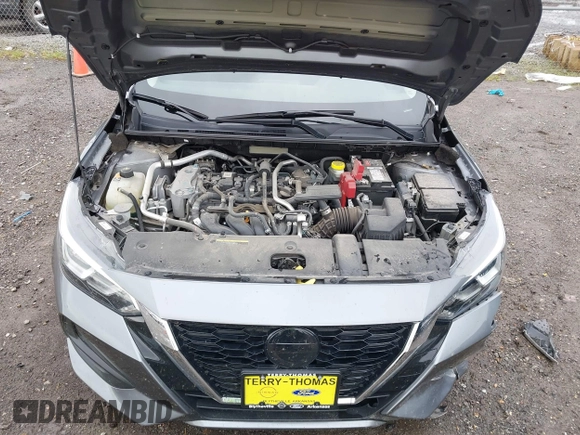 2021 Nissan Sentra SV with VIN 3N1AB8CV8MY317883, listed as a IAAI auction lot 39277863 with 80,703 mi miles. Bid and sale history available at carsss.com. Image 10.