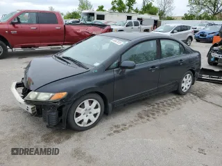 2008 Honda Civic LX z VIN 1HGFA16508L011429, wystawiony jako Copart lot #54947415 z przebiegiem 55 895 mil mil oraz Szkoda całkowita • Salvage title. Historia ofert i sprzedaży dostępna na DreamBid. Obrazek 1.