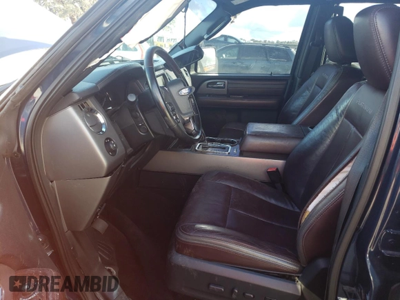 2015 Ford Expedition EL Platinum with VIN 1FMJK1LT7FEF49356, listed as a Copart auction lot 85204984 with 214,436 mi miles and Salvage Title. Bid and sale history available at carsss.com. Image 7.