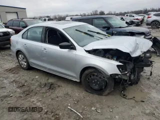 2012 Volkswagen Jetta Sedan S w/Sunroof with VIN 3VW2K7AJ9CM382837, listed as a Copart auction lot 86810494 with 70,724 mi miles and Salvage Title. Bid and sale history available at carsss.com. Image 4.