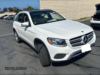 2018 Mercedes-Benz GLC with VIN WDC0G4JB0JV018001, listed as a Copart auction lot 55706755 with 137,134 mi miles and Clean Title. Bid and sale history available at carsss.com. Image 1.