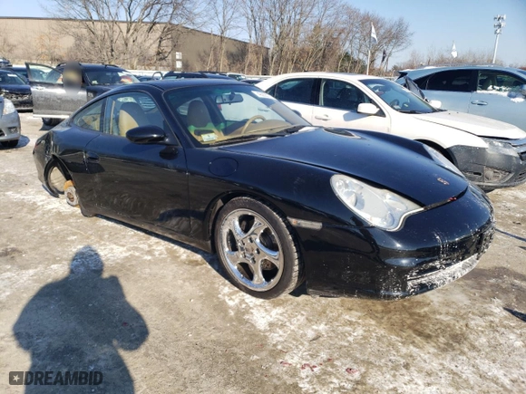 2002 Porsche 911 Carrera with VIN WP0AA29902S621258, listed as a Copart auction lot 42205115 with 145,446 mi miles and Clean Title. Bid and sale history available at carsss.com. Image 4.