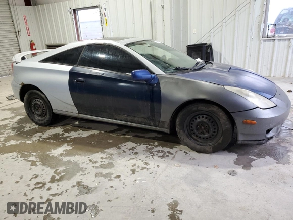 2000 Toyota Celica GT with VIN JTDDR32T6Y0060408, listed as a Copart auction lot 84506594 with 195,924 mi miles and Salvage Title. Bid and sale history available at carsss.com. Image 4.
