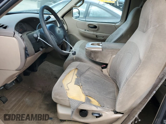 1999 Ford F-150 XL with VIN 1FTRX17L2XKB00768, listed as a Copart auction lot 50088124 with 294,478 mi miles and Salvage Title. Bid and sale history available at carsss.com. Image 7.