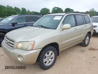 2003 Toyota Highlander z VIN JTEHD21A330024738, wystawiony jako IAAI lot #42110494 z przebiegiem 156 421 mil mil oraz . Historia ofert i sprzedaży dostępna na DreamBid. Obrazek 2.