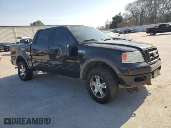 2004 Ford F-150 XLT with VIN 1FTPW14594KD06455, listed as a Copart auction lot 49157825 with 104,542 mi miles and Salvage Title. Bid and sale history available at carsss.com. Image 4.