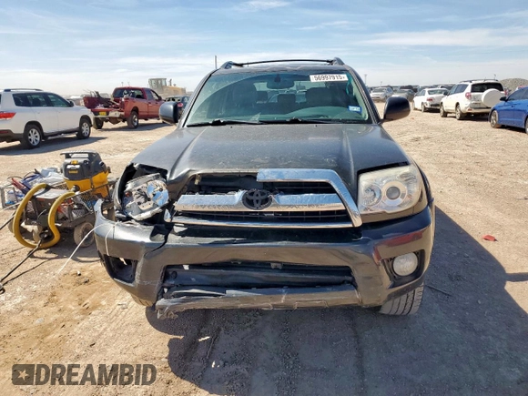 2006 Toyota 4Runner SR5 with VIN JTEZU14R068042121, listed as a Copart auction lot 56997915 with 262,980 mi miles and Clean Title. Bid and sale history available at DreamBid. Image 5.