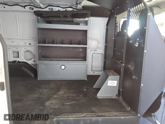 2020 Ford Transit Cargo with VIN 1FTYE1Y89LKB80009, listed as a Copart auction lot 80687854 with 116,379 mi miles and Salvage Title. Bid and sale history available at DreamBid. Image 10.