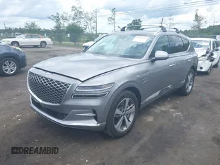 2023 Genesis GV80 with VIN KMUHCESCXPU133511, listed as a IAAI auction lot 42486556 with 38,988 mi miles and . Bid and sale history available at DreamBid. Image 17.