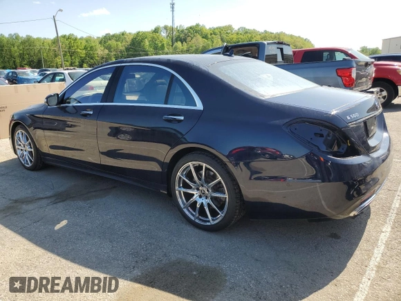 2019 Mercedes-Benz S 560 z VIN WDDUG8DBXKA450717, wystawiony jako Copart lot #53989545 z przebiegiem 25 621 mil mil oraz Szkoda całkowita • Salvage title. Historia ofert i sprzedaży dostępna na DreamBid. Obrazek 2.