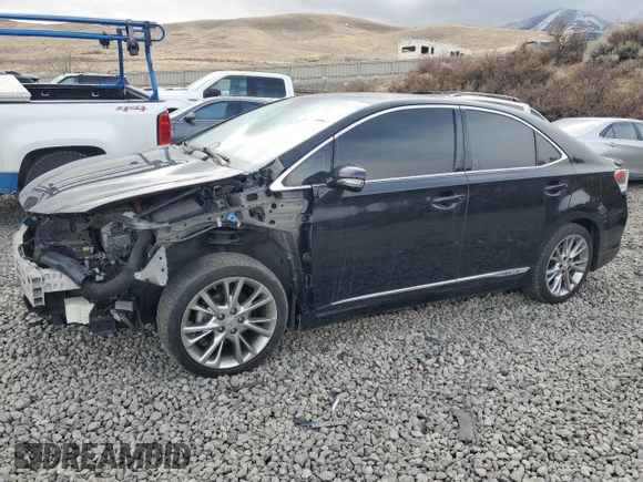 2010 Lexus HS 250h with VIN JTHBB1BA9A2015793, listed as a Copart auction lot 43450665 with 136,552 mi miles and Salvage Title. Bid and sale history available at DreamBid. Image 1.
