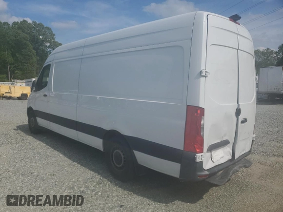 2022 Mercedes-Benz Sprinter Cargo with VIN W1Y40CHY1NT113681, listed as a Copart auction lot 53908755 with 64,231 mi miles and Salvage Title. Bid and sale history available at carsss.com. Image 2.