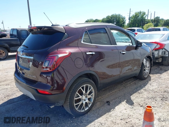 2018 Buick Encore Sport Touring with VIN KL4CJ1SB1JB641530, listed as a IAAI auction lot 42057859 with 151,364 mi miles. Bid and sale history available at carsss.com. Image 13.