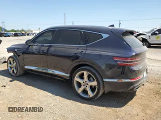 2024 Genesis GV80 with VIN KMUHCESC9RU197445, listed as a Copart auction lot 58260184 with Not Provided miles and Salvage Title. Bid and sale history available at DreamBid. Image 2.