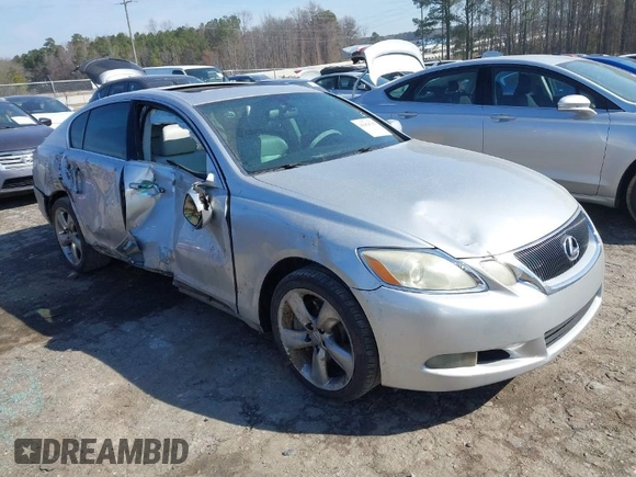 2008 Lexus GS 350 with VIN JTHBE96S880035614, listed as a IAAI auction lot 41654713 with 253,083 mi miles. Bid and sale history available at carsss.com. Image 1.
