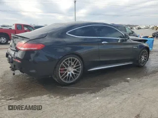 2017 Mercedes-Benz C 63 S AMG with VIN WDDWJ8HB9HF458856, listed as a Copart auction lot 50197615 with 48,293 mi miles and Salvage Title. Bid and sale history available at carsss.com. Image 3.