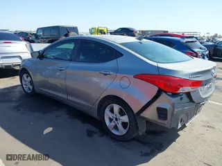 2012 Hyundai Elantra GLS with VIN KMHDH4AE3CU314262, listed as a IAAI auction lot 41973510 with 175,597 mi miles. Bid and sale history available at carsss.com. Image 3.