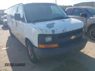 2005 Chevrolet Express Cargo with VIN 1GCHG39U351124707, listed as a IAAI auction lot 41989156 with 347,992 mi miles and . Bid and sale history available at DreamBid. Image 1.