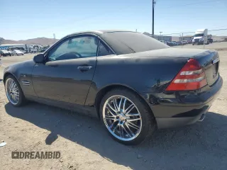 1998 Mercedes-Benz SLK-Class with VIN WDBKK47F8WF031084, listed as a Copart auction lot 67831314 with 128,982 mi miles and Clean Title. Bid and sale history available at carsss.com. Image 2.