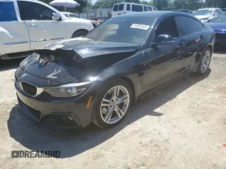 2018 BMW 4 Series 430i with VIN WBA4J1C52JBG78055, listed as a Copart auction lot 51282445 with Not Provided miles and Salvage Title. Bid and sale history available at carsss.com. Image 1.