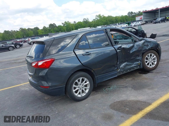 2020 Chevrolet Equinox LS with VIN 3GNAXHEV5LS669386, listed as a IAAI auction lot 41982257 with 65,093 mi miles and . Bid and sale history available at DreamBid. Image 4.