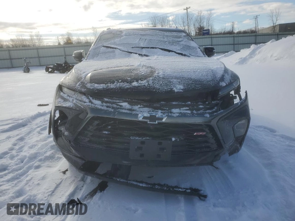2024 Chevrolet Blazer RS with VIN 3GNKBKRS4RS181104, listed as a Copart auction lot 44614225 with 10,494 mi miles and Salvage title. Bid and sale history available at DreamBid. Image 5.
