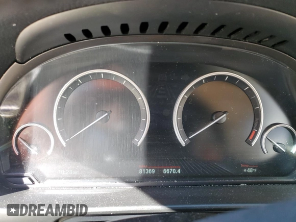 2016 BMW 5 Series 528i with VIN WBA5A5C5XGG349916, listed as a Copart auction lot 49257855 with 81,369 mi miles and Salvage Title. Bid and sale history available at carsss.com. Image 9.
