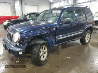 2007 Jeep Liberty Limited with VIN 1J4GL58K27W526334, listed as a Copart auction lot 45506385 with 200,376 mi miles and Salvage Title. Bid and sale history available at DreamBid. Image 1.
