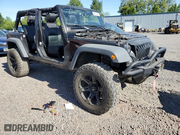 2015 Jeep Wrangler Unlimited Freedom with VIN 1C4BJWDG8FL689194, listed as a Copart auction lot 58016385 with 108,026 mi miles and Salvage title. Bid and sale history available at DreamBid. Image 4.
