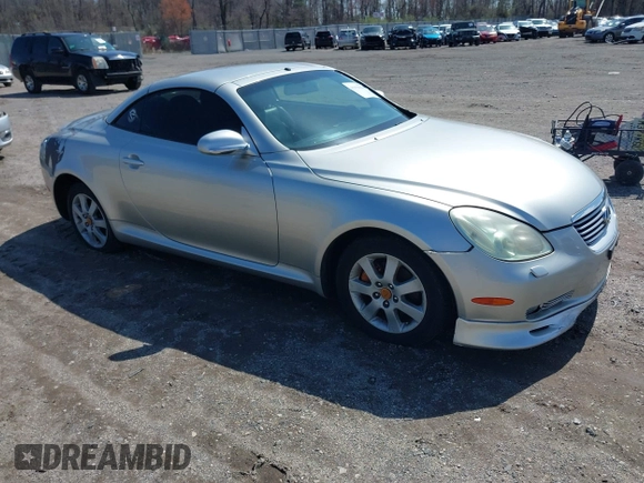 2005 Lexus SC 430 z VIN JTHFN48Y450071558, wystawiony jako IAAI lot #41939636 z przebiegiem 158 402 mil mil oraz . Historia ofert i sprzedaży dostępna na DreamBid. Obrazek 1.