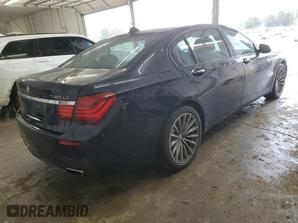 2014 BMW 7 Series 740Li with VIN WBAYE4C50ED138606, listed as a Copart auction lot 42158725 with 166,402 mi miles and Salvage Title. Bid and sale history available at carsss.com. Image 3.