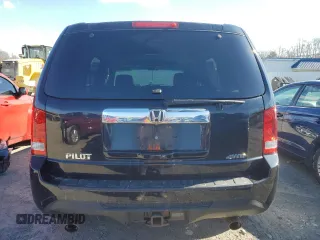 2013 Honda Pilot EX-L with VIN 5FNYF4H56DB047288, listed as a Copart auction lot 46247905 with 123,453 mi miles and Salvage Title. Bid and sale history available at DreamBid. Image 6.