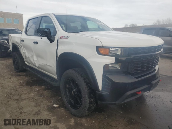 2020 Chevrolet Silverado 1500 Custom Trail Boss with VIN 3GCPYCEF9LG191567, listed as a Copart auction lot 50402525 with 81,834 mi miles and Salvage Title. Bid and sale history available at DreamBid. Image 4.