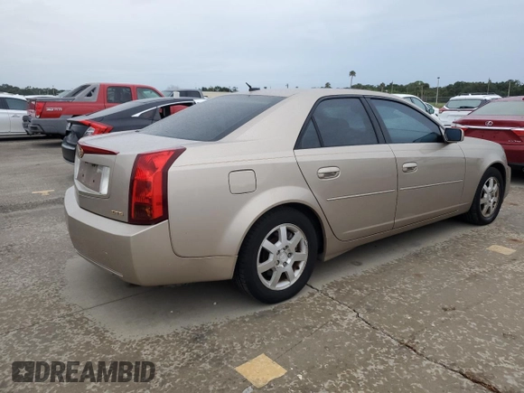 2005 Cadillac CTS with VIN 1G6DP567850223833, listed as a Copart auction lot 74968084 with 122,299 mi miles and Salvage Title. Bid and sale history available at carsss.com. Image 3.