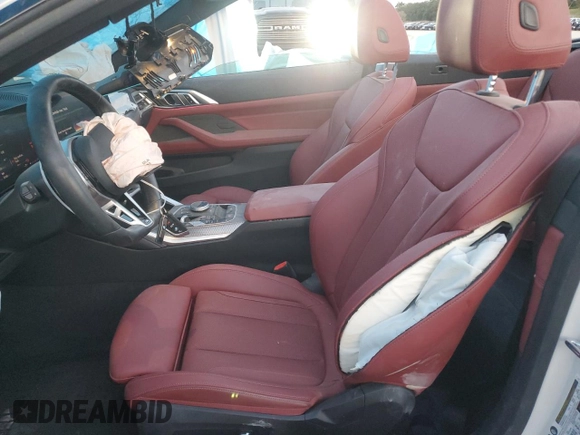 2025 BMW 4 Series 430i with VIN WBA33DB06SCS07578, listed as a Copart auction lot 43114995 with 5,169 mi miles and Salvage title. Bid and sale history available at DreamBid. Image 7.