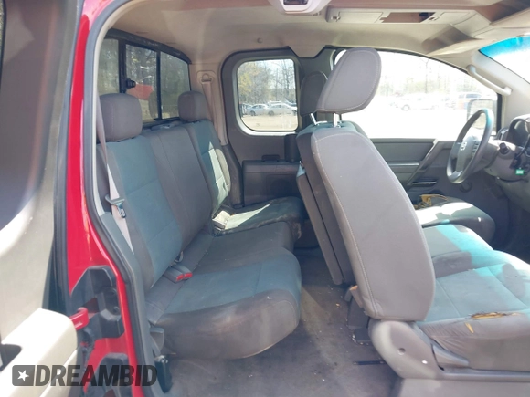 2005 Nissan Titan XE with VIN 1N6BA06A35N569289, listed as a IAAI auction lot 41985387 with 227,117 mi miles. Bid and sale history available at carsss.com. Image 8.