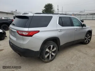 2021 Chevrolet Traverse LT Leather with VIN 1GNERHKW0MJ217454, listed as a Copart auction lot 43602785 with 96,733 mi miles and Salvage Title. Bid and sale history available at carsss.com. Image 3.
