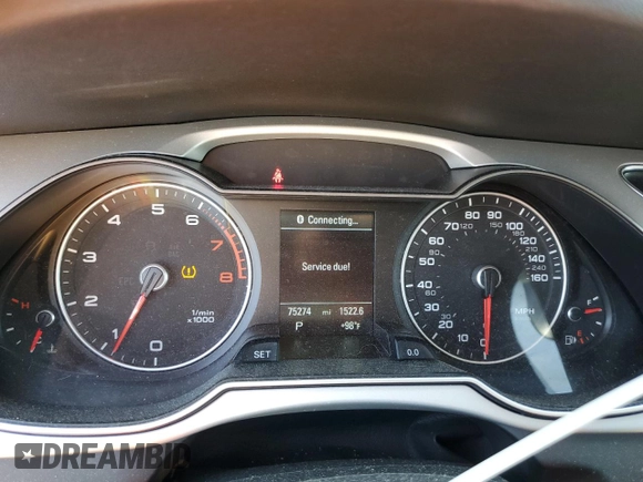 2016 Audi allroad Premium Plus with VIN WA1UFAFL2GA013239, listed as a Copart auction lot 74815044 with 75,274 mi miles and Salvage Title. Bid and sale history available at carsss.com. Image 9.