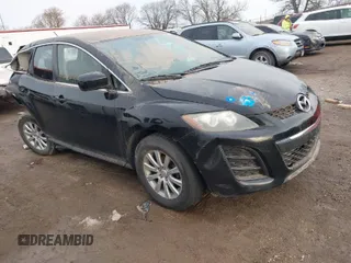 2011 Mazda CX-7 i SV with VIN JM3ER2A54B0395036, listed as a IAAI auction lot 41855166 with 172,956 mi miles. Bid and sale history available at carsss.com. Image 1.
