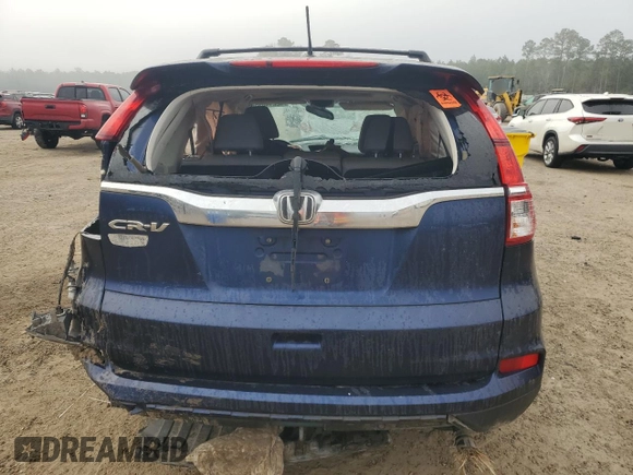 2015 Honda CR-V EX-L with VIN 2HKRM3H77FH517953, listed as a Copart auction lot 42214095 with 0 mi miles and Salvage Title. Bid and sale history available at carsss.com. Image 6.