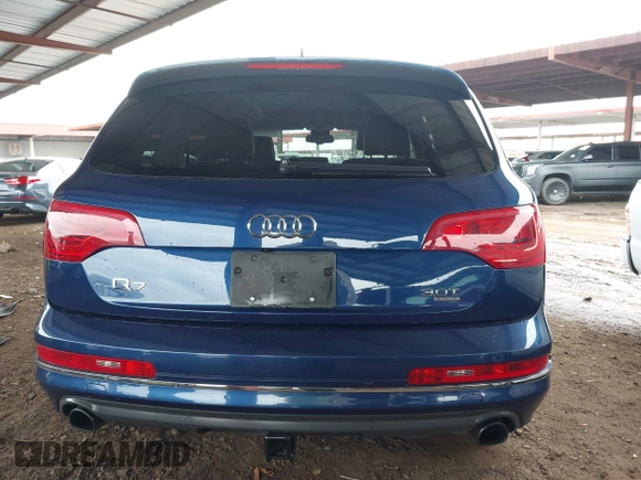 2015 Audi Q7 Premium Plus with VIN WA1LGAFE7FD010831, listed as a IAAI auction lot 41746007 with 106,796 mi miles and . Bid and sale history available at DreamBid. Image 16.