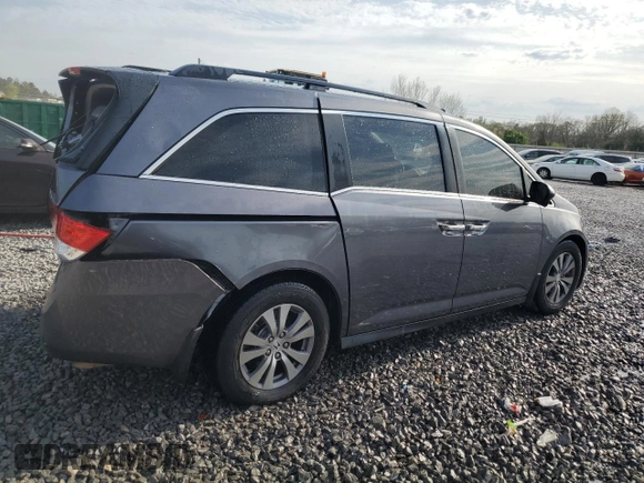 2016 Honda Odyssey EX-L with VIN 5FNRL5H63GB038127, listed as a Copart auction lot 51094595 with 171,408 mi miles and Salvage Title. Bid and sale history available at carsss.com. Image 3.