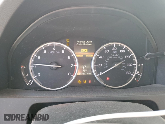 2016 Acura RDX Advance Pkg with VIN 5J8TB3H79GL004343, listed as a Copart auction lot 78424934 with 67,397 mi miles and Salvage Title. Bid and sale history available at carsss.com. Image 9.