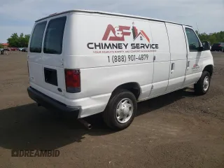 2014 Ford Econoline Cargo Commercial with VIN 1FTNE1EW3EDA66746, listed as a Copart auction lot 56550355 with 176,493 mi miles and Salvage title. Bid and sale history available at DreamBid. Image 3.