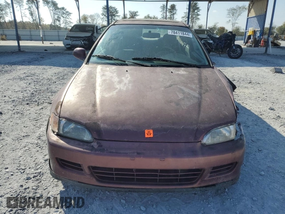 1993 Honda Civic z VIN 1HGEJ1253PL028967, wystawiony jako Copart lot #78411844 z przebiegiem 207 541 mil mil oraz Szkoda całkowita • Salvage title. Historia ofert i sprzedaży dostępna na DreamBid. Obrazek 5.