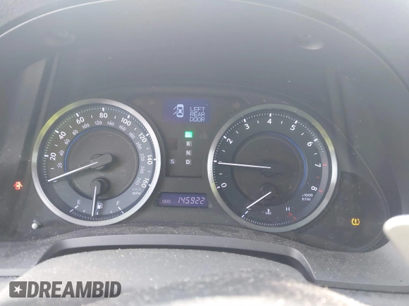 2012 Lexus IS 250 with VIN JTHCF5C21C5055214, listed as a IAAI auction lot 41482619 with 145,922 mi miles and . Bid and sale history available at DreamBid. Image 7.
