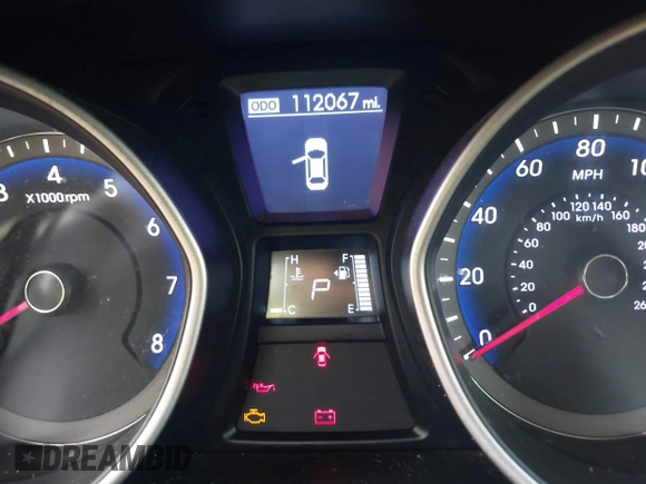 2016 Hyundai Elantra with VIN KMHD35LH7GU263429, listed as a IAAI auction lot 42679442 with 112,067 mi miles and . Bid and sale history available at DreamBid. Image 7.