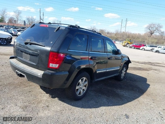 2008 Jeep Grand Cherokee Limited with VIN 1J8HR58N18C196295, listed as a IAAI auction lot 41889241 with NaN miles. Bid and sale history available at carsss.com. Image 4.