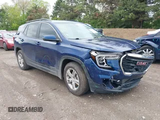2022 GMC Terrain SLE z VIN 3GKALMEVXNL207775, wystawiony jako IAAI lot #42135647 z przebiegiem Nie podano mil oraz . Historia ofert i sprzedaży dostępna na DreamBid. Obrazek 1.